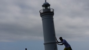 Leaning lighthouse???