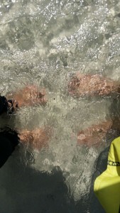 Crystal clear water