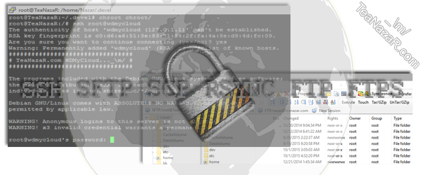 Securing WDMyCloud SSH & FTP Remote Access