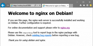 Nginx on WDMyCloud
