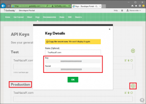 GoDaddy API