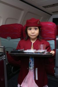 Cabin crew Daneen Sofia