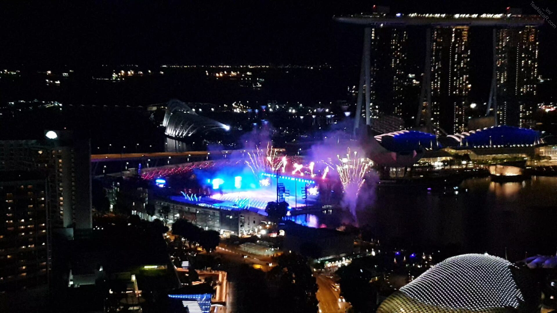 Video of fireworks